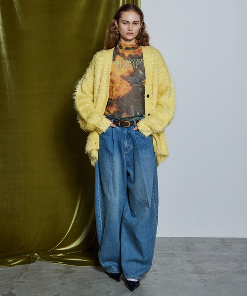 MAISON SPECIAL(メゾンスペシャル)の「【26WINTER PRE-ORDER】Wave Shaggy Knit Cardigan/ウェーブシャギーニットカーディガン(カーディガン/ボレロ・レディース・ブラック/レッド/イエロー/ブルー・FREE)」の15枚目の写真