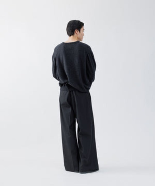 SUBLATIONS（サブレーションズ）の「【SUBLATIONS】CASHMERE V-NECK KNIT 16（ニット/セーター・メンズ・チャコールグレー/グレー/レッド/モカ・FREE）」の14枚目の写真