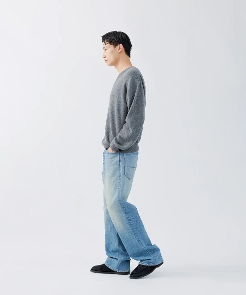 SUBLATIONS（サブレーションズ）の「【SUBLATIONS】CASHMERE V-NECK KNIT 16（ニット/セーター・メンズ・チャコールグレー/グレー/レッド/モカ・FREE）」の11枚目の写真
