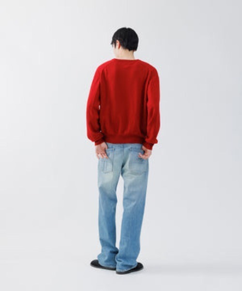 SUBLATIONS（サブレーションズ）の「【SUBLATIONS】CASHMERE V-NECK KNIT 16（ニット/セーター・メンズ・チャコールグレー/グレー/レッド/モカ・FREE）」の19枚目の写真