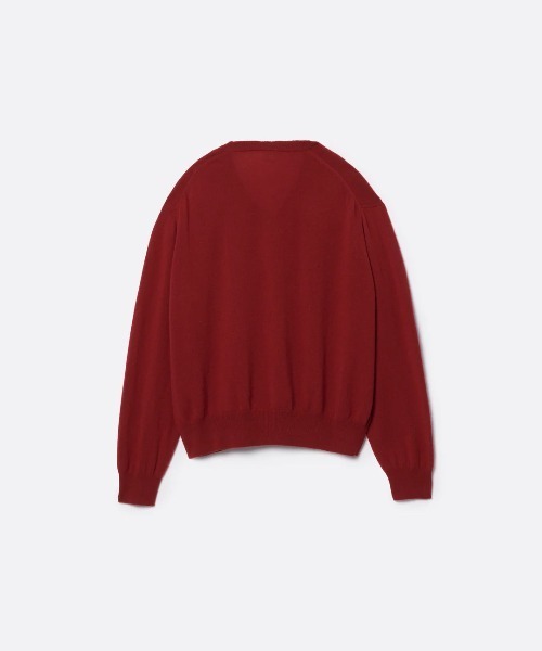 SUBLATIONS（サブレーションズ）の「【SUBLATIONS】CASHMERE V-NECK KNIT 16（ニット/セーター・メンズ・チャコールグレー/グレー/レッド/モカ・FREE）」の5枚目の写真