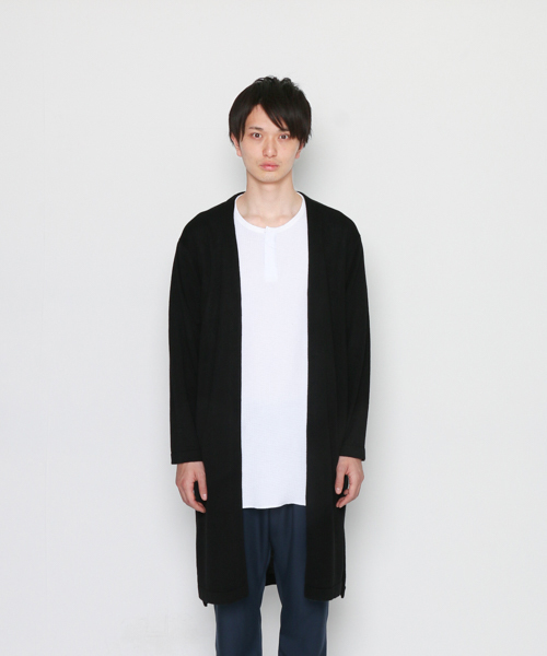 SENSE OF PLACE by URBAN RESEARCH（センスオブプレイスバイアーバンリサーチ）の「B ロングカーディガン（カーディガン/ボレロ・メンズ・ブラック/ネイビー/グレー・M/L）」の2枚目の写真
