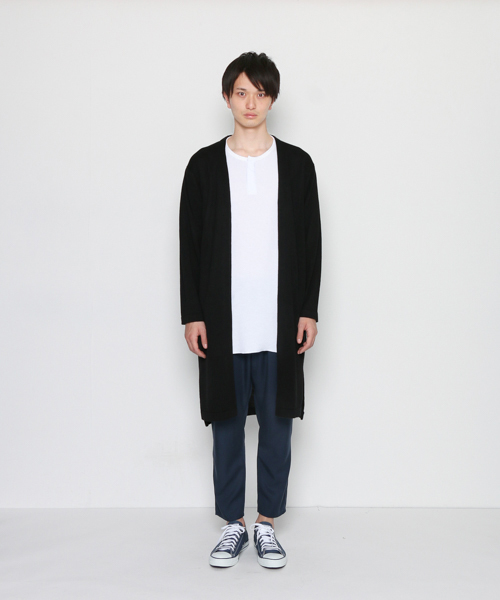 SENSE OF PLACE by URBAN RESEARCH（センスオブプレイスバイアーバンリサーチ）の「B ロングカーディガン（カーディガン/ボレロ・メンズ・ブラック/ネイビー/グレー・M/L）」の15枚目の写真