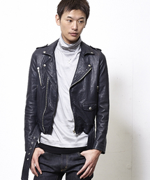 603 | 603 細身ダブルレザーライダース(ライダースジャケット)