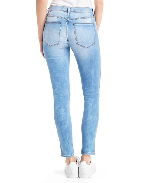 GAP(ギャップ)の「Gap ハイストレッチ1969 レギンスジーンズ(デニムパンツ・レディース・ブルー・23/28/26/27/24/25/29)」の2枚目の写真