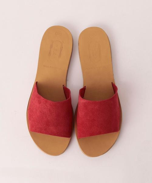 green label relaxing（グリーンレーベルリラクシング）の「◆DEPP CB フラットサンダル ◆（サンダル・レディース・ベージュ/ネイビー/ライトブルー/レッド・36/38/35/37）」の16枚目の写真