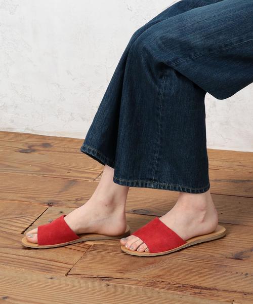 green label relaxing（グリーンレーベルリラクシング）の「◆DEPP CB フラットサンダル ◆（サンダル・レディース・ベージュ/ネイビー/ライトブルー/レッド・36/38/35/37）」の11枚目の写真