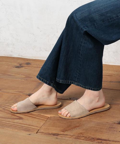 green label relaxing（グリーンレーベルリラクシング）の「◆DEPP CB フラットサンダル ◆（サンダル・レディース・ベージュ/ネイビー/ライトブルー/レッド・36/38/35/37）」の12枚目の写真