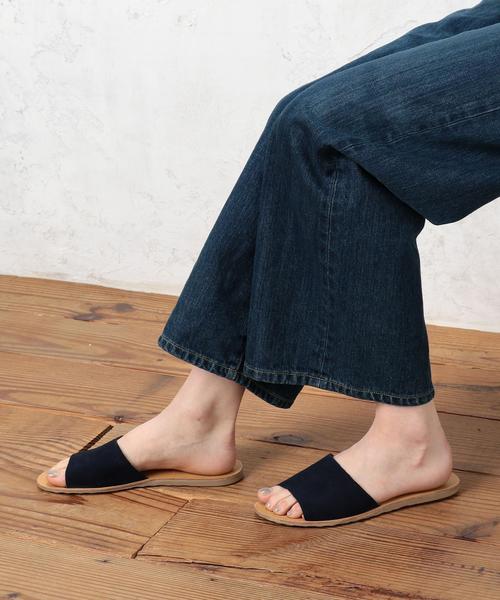 green label relaxing（グリーンレーベルリラクシング）の「◆DEPP CB フラットサンダル ◆（サンダル・レディース・ベージュ/ネイビー/ライトブルー/レッド・36/38/35/37）」の13枚目の写真