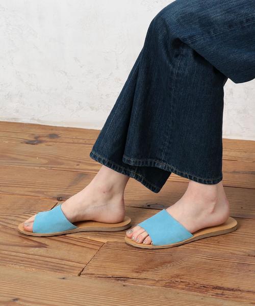 green label relaxing（グリーンレーベルリラクシング）の「◆DEPP CB フラットサンダル ◆（サンダル・レディース・ベージュ/ネイビー/ライトブルー/レッド・36/38/35/37）」の14枚目の写真