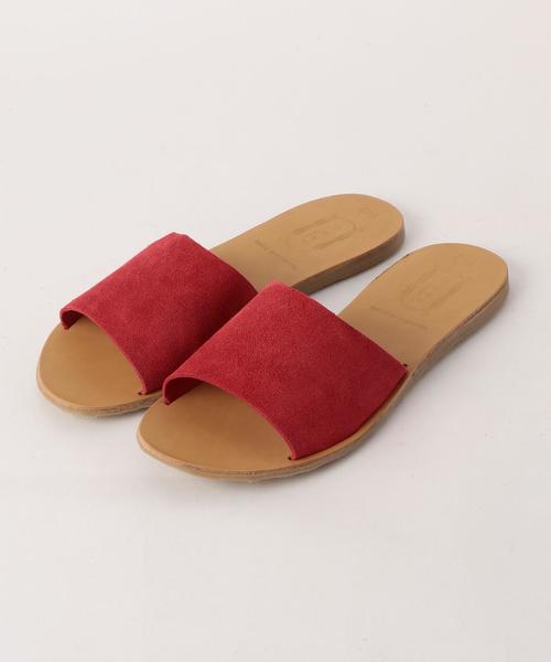 green label relaxing（グリーンレーベルリラクシング）の「◆DEPP CB フラットサンダル ◆（サンダル・レディース・ベージュ/ネイビー/ライトブルー/レッド・36/38/35/37）」の15枚目の写真