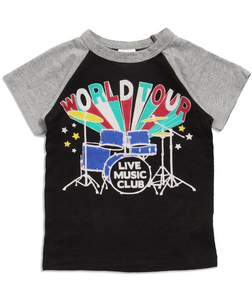 BREEZE(ブリーズ)の「ネット限定バンドTシャツ(Tシャツ/カットソー・キッズ・キナリ/レッド/ブラック・95/120/140/90/80/100/110/130)」の6枚目の写真