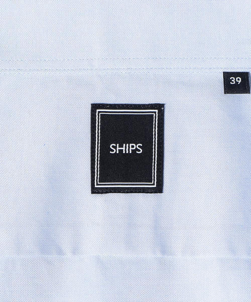 SHIPS(シップス)の「SD: 【ファインフィット】 オックスフォード ソリッド ボタンダウンシャツ(シャツ/ブラウス・メンズ・ホワイト/ライトブルー・38/39/40/41/37/42)」の9枚目の写真