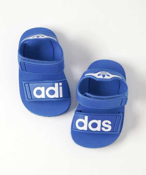 adidas（アディダス）の「オリジナルス ビーチサンダル[BEACH SANDAL I]（サンダル・キッズ・ブルー・15cm/16cm/13cm/14cm/12cm）」の3枚目の写真