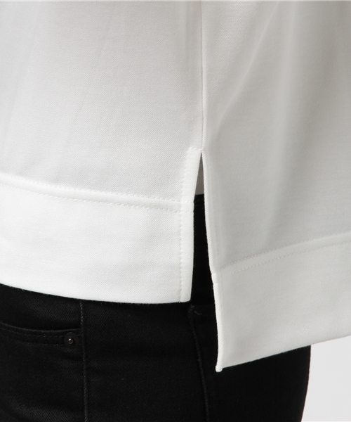 NATURAL BEAUTY BASIC(ナチュラルビューティーベーシック)の「スリットスリーブカットソー(Tシャツ/カットソー・レディース・ピンク系その他/ホワイト系その他/ブラウン・MEDIUM)」の9枚目の写真