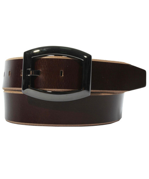 ８(eight)（エイト）の「レザー バックルベルト （ベルト・メンズ・ブラック/ブラウン/キャメル/レッド・FREE）」の3枚目の写真