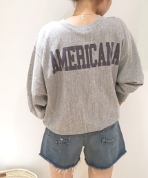 AMERICANA | AMERICANA BIG クルーネックスウェット◆(スウェット)