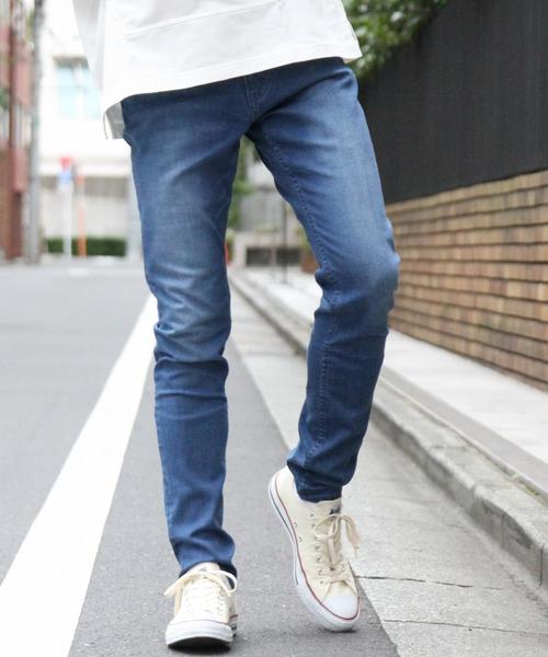 coen(コーエン)の「ストレッチスーパースキニーデニムパンツ(デニムパンツ・メンズ・ネイビー/コバルトブルー・X-LARGE/LARGE/MEDIUM/SMALL)」の17枚目の写真