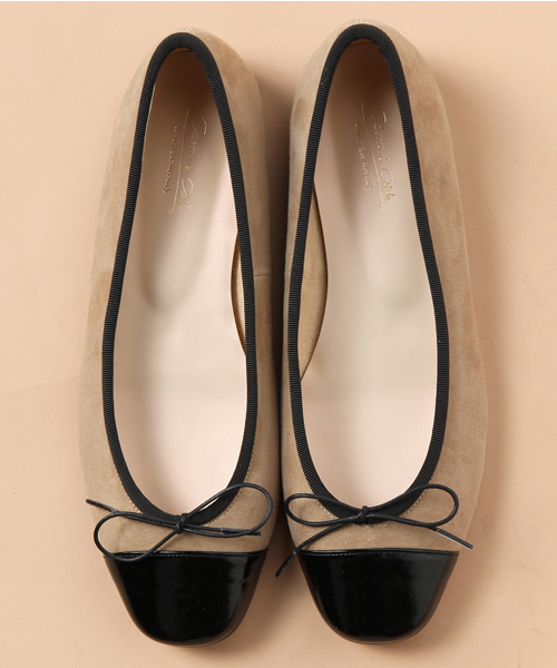 ODETTE E ODILE（オデットエオディール）の「オデット エ オディール/O Balletcombi フラットシューズ10●★★（バレエシューズ・レディース・ブラック/ブラウン/ベージュ/ネイビー/ワイン・22.5cm/23cm/23.5cm/24cm/24.5cm/25cm/25.5cm/22cm/21.5㎝）」の3枚目の写真
