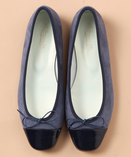ODETTE E ODILE（オデットエオディール）の「オデット エ オディール/O Balletcombi フラットシューズ10●★★（バレエシューズ・レディース・ブラック/ブラウン/ベージュ/ネイビー/ワイン・22.5cm/23cm/23.5cm/24cm/24.5cm/25cm/25.5cm/22cm/21.5㎝）」の4枚目の写真
