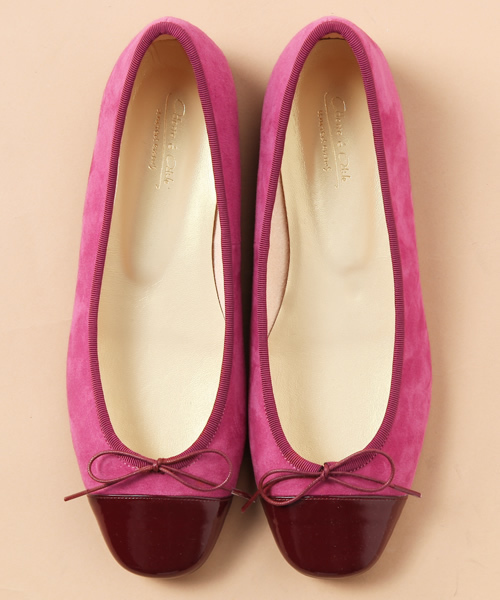 ODETTE E ODILE（オデットエオディール）の「オデット エ オディール/O Balletcombi フラットシューズ10●★★（バレエシューズ・レディース・ブラック/ブラウン/ベージュ/ネイビー/ワイン・22.5cm/23cm/23.5cm/24cm/24.5cm/25cm/25.5cm/22cm/21.5㎝）」の5枚目の写真