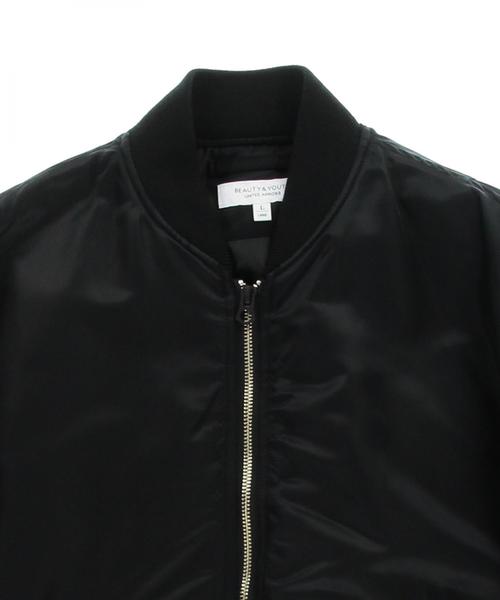 BEAUTY&YOUTH UNITED ARROWS（ビューティーアンドユースユナイテッドアローズ）の「BY ナイロン MA-1 ジャケット ◆（MA-1・メンズ・ブラック/ワインレッド・LARGE/MEDIUM/X-LARGE/SMALL）」の22枚目の写真