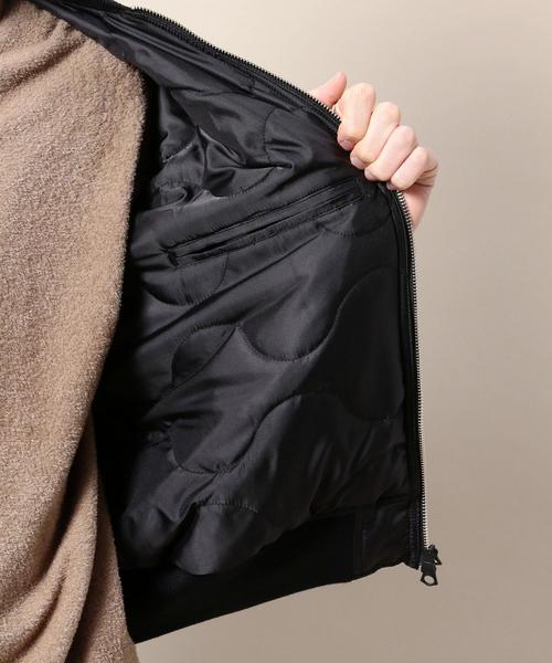 BEAUTY&YOUTH UNITED ARROWS（ビューティーアンドユースユナイテッドアローズ）の「BY ナイロン MA-1 ジャケット ◆（MA-1・メンズ・ブラック/ワインレッド・LARGE/MEDIUM/X-LARGE/SMALL）」の9枚目の写真