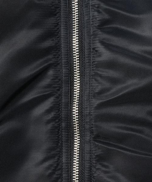 BEAUTY&YOUTH UNITED ARROWS（ビューティーアンドユースユナイテッドアローズ）の「BY ナイロン MA-1 ジャケット ◆（MA-1・メンズ・ブラック/ワインレッド・LARGE/MEDIUM/X-LARGE/SMALL）」の10枚目の写真