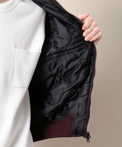 BEAUTY&YOUTH UNITED ARROWS（ビューティーアンドユースユナイテッドアローズ）の「BY ナイロン MA-1 ジャケット ◆（MA-1・メンズ・ブラック/ワインレッド・LARGE/MEDIUM/X-LARGE/SMALL）」の18枚目の写真