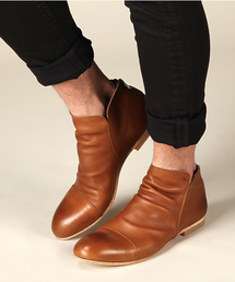 And A | Short Back Zip Boots （And A×seesaw）(ブーツ)