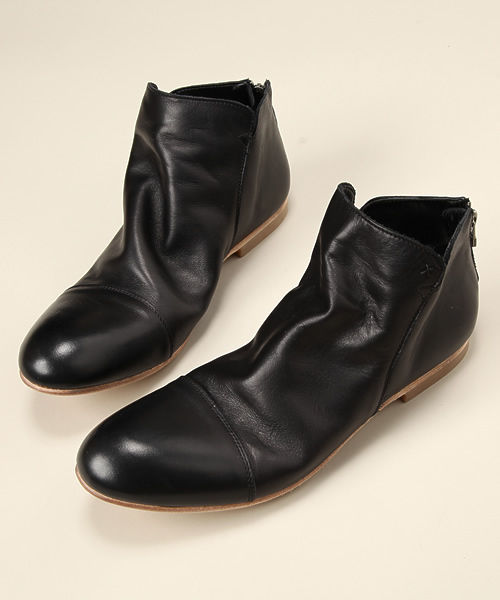 And A（アンドエー）の「Short Back Zip Boots （And A×seesaw）（ブーツ・メンズ・ブラック/ブラウン/ダークブラウン・26cm/27cm）」の6枚目の写真