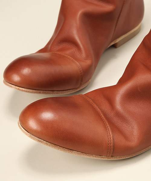 And A（アンドエー）の「Short Back Zip Boots （And A×seesaw）（ブーツ・メンズ・ブラック/ブラウン/ダークブラウン・26cm/27cm）」の11枚目の写真