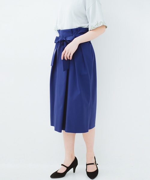 セール こんな服着てデートしたい ウエストリボンの女っぽスカート スカート Haco ハコ のファッション通販 Zozotown