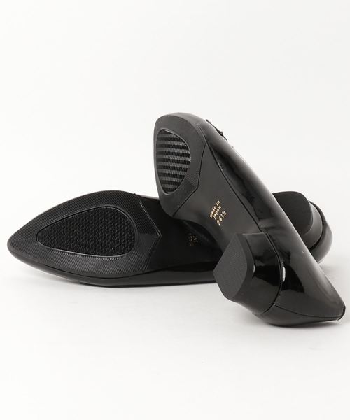 LE TALON（ルタロン）の「2.5cmポインテッドエナメルローファー（ローファー・レディース・ブラック/ベージュ・24.5cm/22cm/22.5cm/23cm/23.5cm/24cm/25cm）」の4枚目の写真