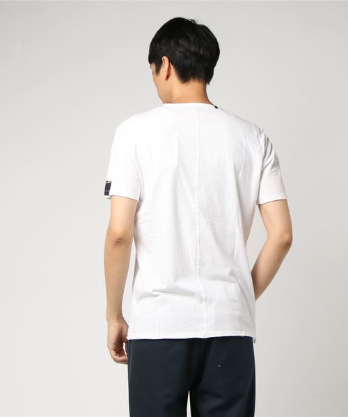 REPLAY（リプレイ）の「ベーシックジャージーVネックTEE（Tシャツ/カットソー・メンズ・ホワイト/ブラック/グレー/ネイビー/ライトアッシュグレー・SMALL/LARGE/MEDIUM/X-LARGE/X-SMALL/XX-LARGE）」の7枚目の写真