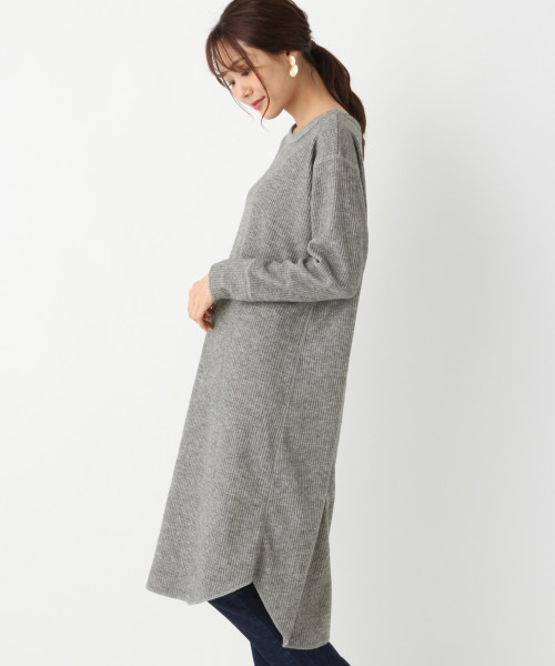 GLOBAL WORK(グローバルワーク)の「サーモワッフルカットワンピ/815137(ワンピース・レディース・ブラック/グレー/ブラウン・MEDIUM/LARGE)」の20枚目の写真
