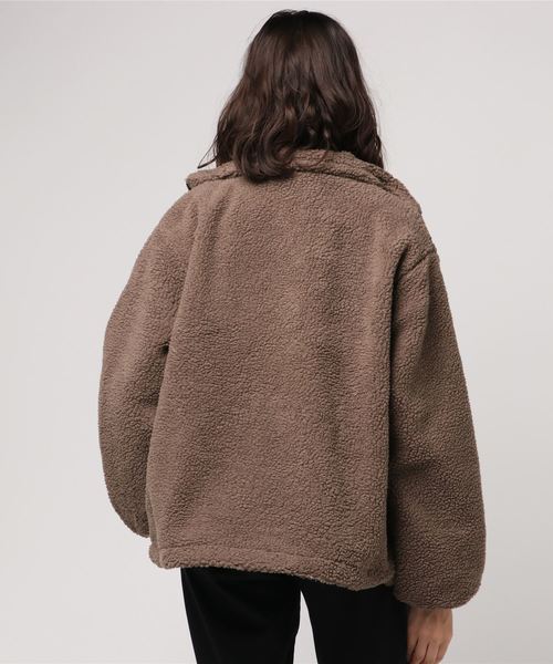 archives（アルシーヴ）の「リバーシブルスタンドブルゾン（ブルゾン・レディース・ブラック/カーキ/モカ・MEDIUM）」の17枚目の写真