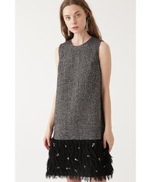 JILL STUART | エレクトラ ツイード×カットジャガードワンピース(ワンピース)
