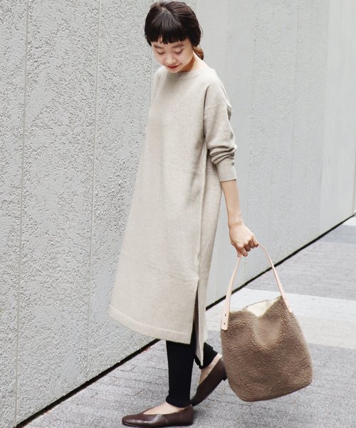 JOURNAL STANDARD JS+e ストレッチエアリーヤーン ワンピース JOURNAL STANDARD（ジャーナルスタンダード）の「《WEB限定》JS+e