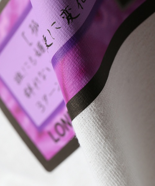 LONELY/論理（ロンリー）の「LONELY/論理TRADING CARD FEMME L/S #（Tシャツ/カットソー・メンズ・ホワイト/ブラック/パープル・MEDIUM/LARGE/X-LARGE）」の5枚目の写真