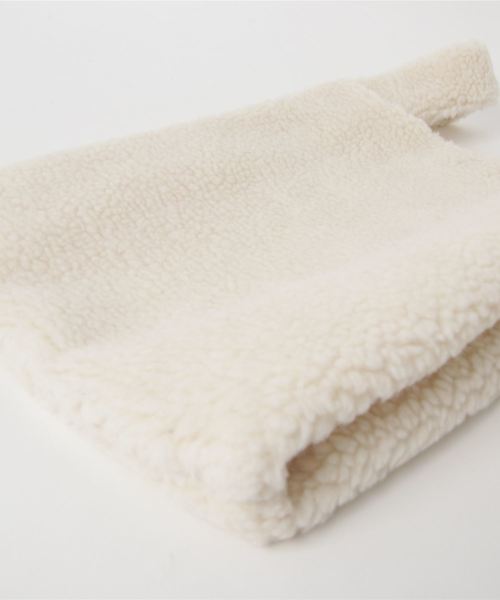 KOBE LETTUCE（コウベレタス）の「もこもこボアマルシェバッグ＊レディース/かばん[B1209]神戸レタス（ハンドバッグ・レディース・ブラック/グレー/アイボリー・FREE）」の6枚目の写真