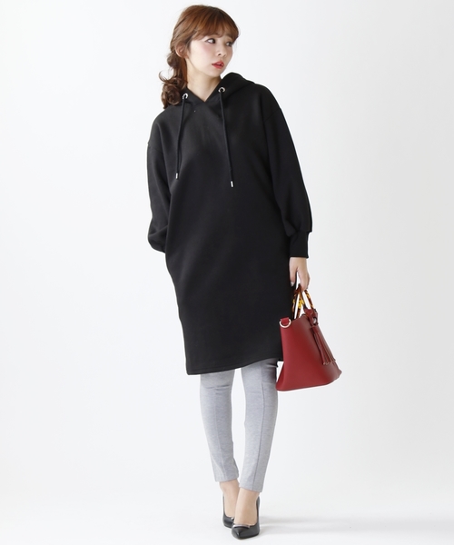 M Deux エムドゥ の パーカーワンピ ワンピース Wear