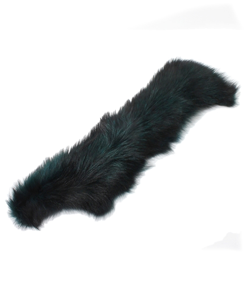 FIGARO Paris（フィガロパリ）の「FIGARO NAME A-JOLIE チャイニーズラクーンストール（マフラー・レディース・グレー/ブルー/グリーン・FREE）」の5枚目の写真