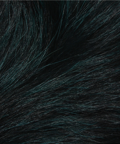 FIGARO Paris（フィガロパリ）の「FIGARO NAME A-JOLIE チャイニーズラクーンストール（マフラー・レディース・グレー/ブルー/グリーン・FREE）」の7枚目の写真