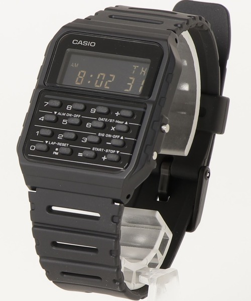 CASIO(カシオ)の「CASIO カシオ/ カリキュレーター デジタルウォッチ ラバーベルト 日常生活防水 腕時計 /// CA-53W-1(デジタル腕時計・メンズ・ブラック/ネイビー/オフホワイト/カーキ/ブラック系その他/ワインレッド・FREE)」の9枚目の写真