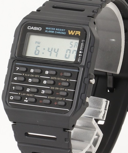 CASIO カシオ/ カリキュレーター デジタルウォッチ ラバーベルト 日常生活防水 腕時計 // CA-53W-1（デジタル腕時計）｜CASIO（カシオ）