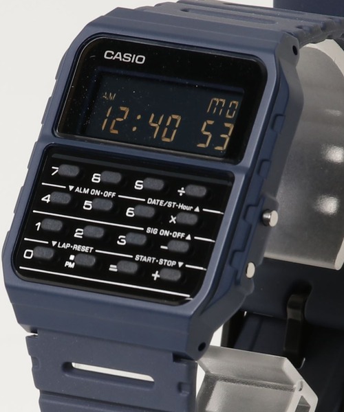 CASIO(カシオ)の「CASIO カシオ/ カリキュレーター デジタルウォッチ ラバーベルト 日常生活防水 腕時計 /// CA-53W-1(デジタル腕時計・メンズ・ブラック/ネイビー/オフホワイト/カーキ/ブラック系その他/ワインレッド・FREE)」の15枚目の写真