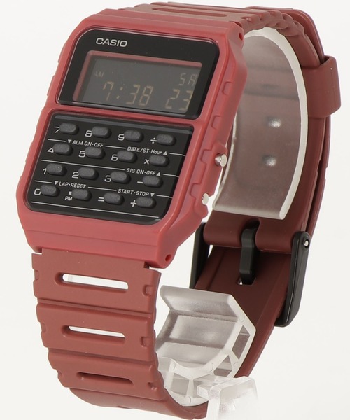 CASIO(カシオ)の「CASIO カシオ/ カリキュレーター デジタルウォッチ ラバーベルト 日常生活防水 腕時計 /// CA-53W-1(デジタル腕時計・メンズ・ブラック/ネイビー/オフホワイト/カーキ/ブラック系その他/ワインレッド・FREE)」の19枚目の写真