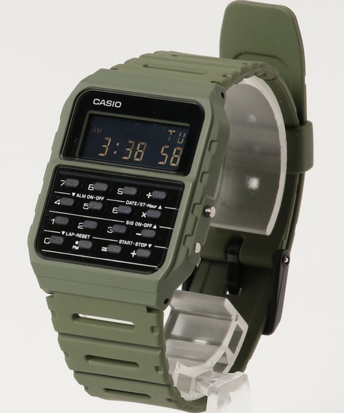 CASIO(カシオ)の「CASIO カシオ/ カリキュレーター デジタルウォッチ ラバーベルト 日常生活防水 腕時計 /// CA-53W-1(デジタル腕時計・メンズ・ブラック/ネイビー/オフホワイト/カーキ/ブラック系その他/ワインレッド・FREE)」の17枚目の写真