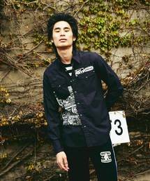 HYS SUPER HYS Rock ptバックボタンプルオーバーブラウス 水色 HYS SUPER HYS Rock ptバックボタンプルオーバーブラウス 水色